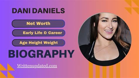 dani daniels age|Dani Daniels – Age, Bio, Personal Life, Family & Stats .